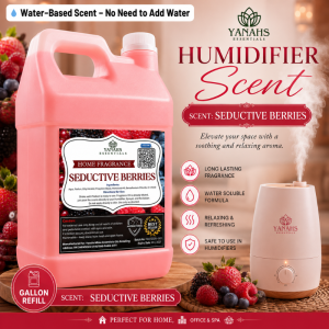 1 Gallon Seductive Berries Water Based Scent Essential Oil Fragrance for Humidifier Air Freshener & Linen Spray