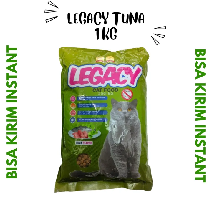 Makanan Kucing Legacy Tuna kemasan 1 kg Lazada Indonesia