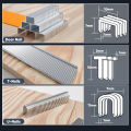 Mitsushi 3In1 Gun Tacker Heavy Duty Nail Staple Metal Stapler Gun Industrial Staple Gun with Nail with 600 PCS Nails. 