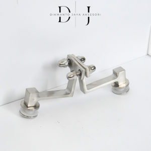 Sayap / Spider Tiang Railing Plat Kaca Stainless Steel 304 (Braket)(Glass Fitting)(Tangan)(Braket Tiang Railing)