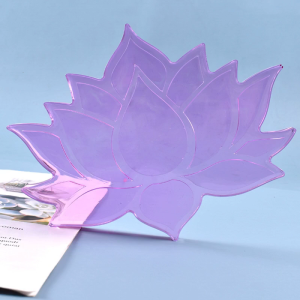 Cup Mat Mold DIY Lotus Tray Casting Mold Creative Lotus Shelf Holder Silicone Mold Coaster Casting Resin Mol