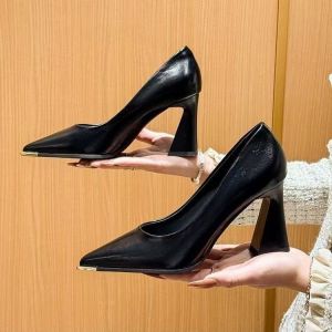 Free Shipping Pointed-Toe Shallow-Cut Professional Slip-On High Heels For Women 2026 Spring New Collection Retro Fashionable Elegant And Versatile Flats