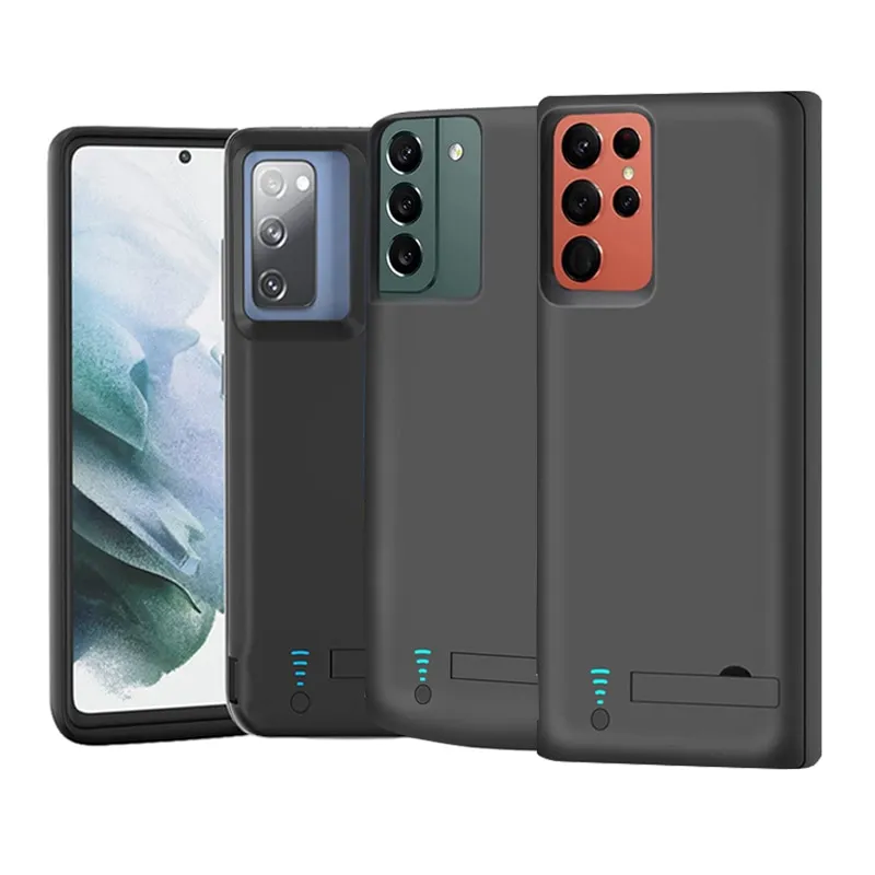 Power Bank Samsung S21 Ultra Charging Case 4800mah 6000mah Power