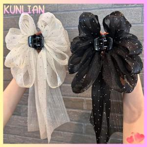 [KUNLIAN] กิ๊บหนีบผมรูปโบว์ขนาดใหญ่สำหรับผู้หญิงเครื่องประดับผมแบบสวยเก๋