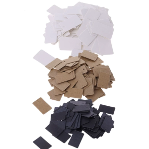 100 cái giấy kraft Thẻ quà tặng Thẻ Nhãn tag trang trí thủ công 2x3.3cm