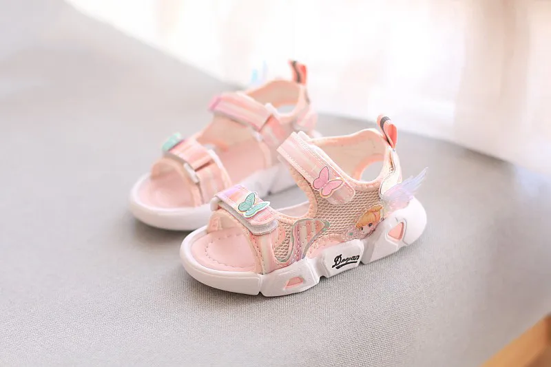 Girls Sandals New Princess Sandals Baby Beach Shoes Fashion