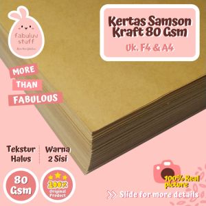 (ISI 10) Kertas Samson Craft 80 gsm F4 A4