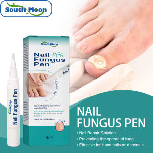 South Moon Nail Fungus Pen Nail Repair Liquid Pen With Brush Repair Grey Nail Thick Bright Nail Remover Onychomycosis Paronychia Foot Nail Fungus For Nails Pen Toe Nail Fungus Repair Anti Infection Yellowing Cracking Promote Growth