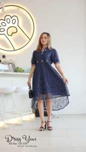 Dres Mewah Pesta Natal Brukat Payet Terbaru