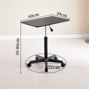 momai โต๊ะคอมพิวเตอร์พับได้พร้อมล้อ สำหรับใช้ในห้องทำงาน