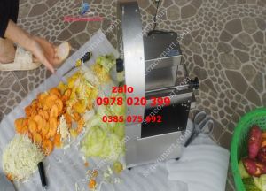 Máy cắt lát củ quả chạy điện