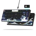 Womier S-K80 Black 75% Mechanical Gaming Keyboard with Color OLED Display Keyboard Hot Swap Keyboard Gasket Mount RGB Custom Keyboard. 