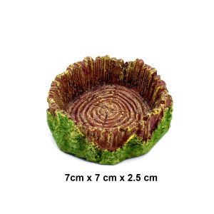 Reptile Food Water Dish Reptile Bowl Resin Pets Feeding Plate Tortoise Snakes Lizard Tarantula