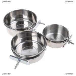 [COD] jiameitan PET Hanging Bowl สแตนเลสสุนัขและแมวให้อาหารอาหารนกชามกรง