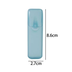 KEYOOL Transparent Toothpick Box Portable Classification Cotton Swab Container Multifunctional Small Parts Organizer Household