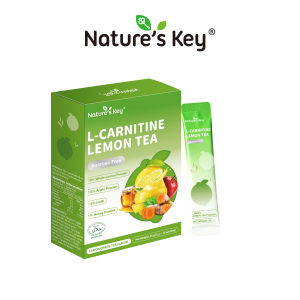 Natures Key Layered Fat-Burning Supplement with L-Carnitine Green Tea Extract Lemon Powder Apple Powder Inulin Honey Powder for Metabolism Support and Easy Digestion