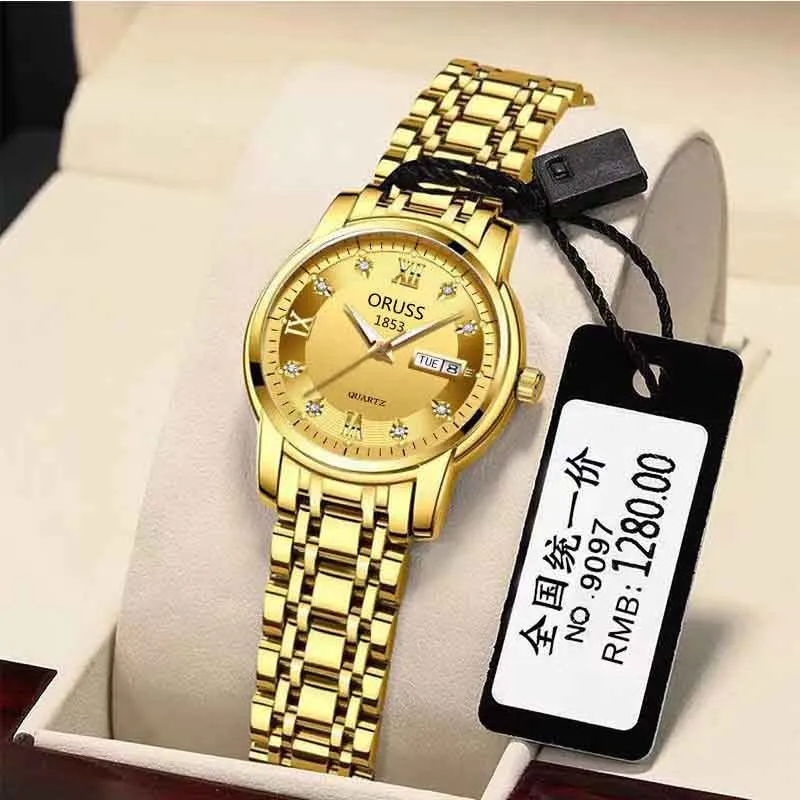 Hot Sale oruss Ladies Watch Original Pawnable 3ATM Waterproof