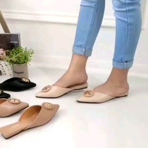 Sandal flat wanita sendal mules import SIMONCELLI