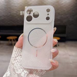 Instantly Turn 17 Heat Dissipation Grid Shockproof Phone Case For iPhone 17 16 15 14 13 12 Pro Max Plus Silicone TPU Soft Cover