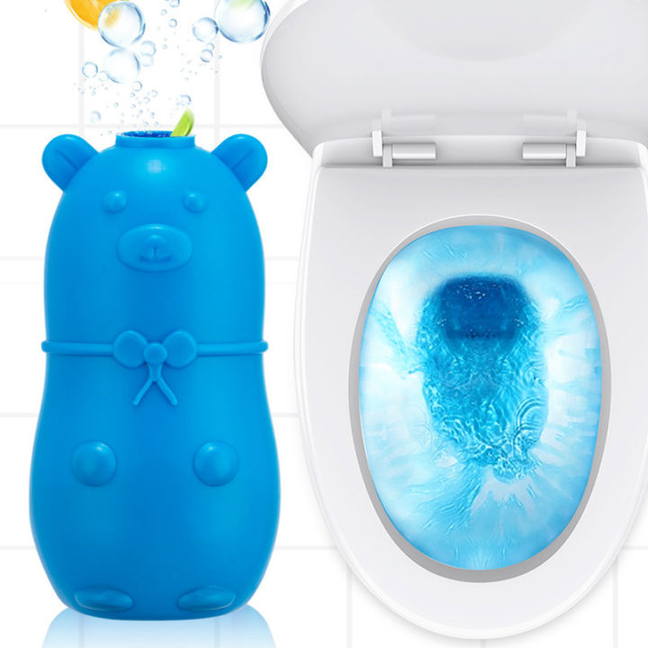 Toilet Cleaner Blue Bear Auto Toilet Bowl Flush Freshener Lazada