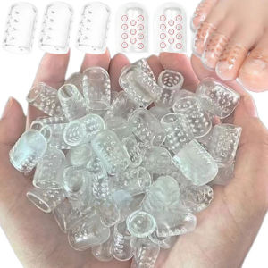 40pcs to 2pcs Elasticity Silicone Toe Caps Women Gel Little Toe Tube Protector Anti-Friction Breathable Foot Care Toes Covers h260702