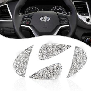 Đính đá vô lăng ô tô Tấm dán đính đá logo vô lăng ô tô (PK168)