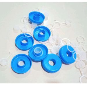 10 PCS NON SPILL CAP FOR 5 GALLON  20 LITERS ROUND SLIM CONTAINER/MINERAL PURIFIED CLEAR TRANSPARENT ACCESSORIES PARTS