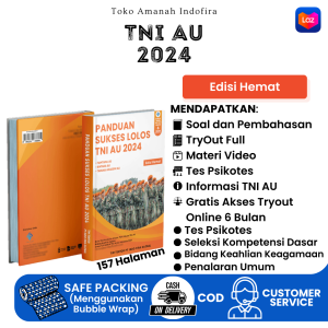 Buku PANDUAN SUKSES LOLOS TNI AU (Edisi Hemat + Gratis Akses Online) Sesuai Dengan Kisi-kisi Terbaru TNI AU