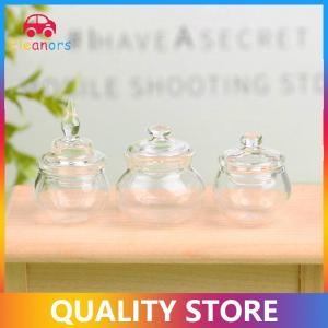 [Eleanor] 1:12 Dollhouse Mini Jar Candy Bottle Storage Tank Tiny Vial Kitchen Decor