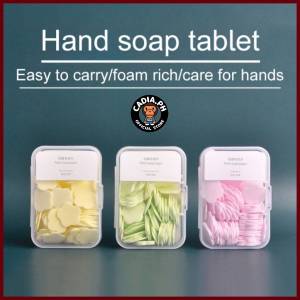 Cadia. Soap Piece Travel Portable Hand Washing Piece Student Soap Paper Disposable Petal Soap Piece