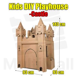 Kid Cardboard Play House| House Kids Fun | DIY Craft For Kids | Kids Toy House | DIY Cardboard House | Cardboard Playhouse For Kids | Playhouse For Kids | Children Carton Toy Playhouse | 3D DIY Doodle House For Kids | Childrens Hand Assembly Model