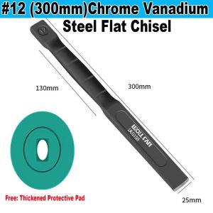 Industrial Grade Flat Chisel Chrome Vanadium Masonry Forged Cement Steel Wall Concrete Construction SIte Tool
