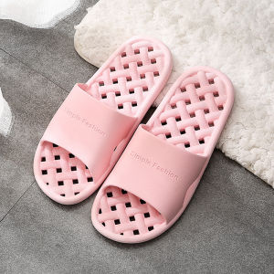 indoor bathroom slippers for womens and mens Shower Water Leakage Slippers Quick Drying Couples Anti slip Slippers