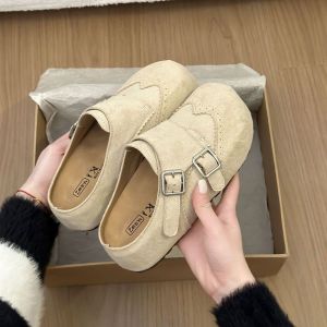 Free Shipping WomenS Thick-Soled Slip-On Sandals 2026 Spring New Collection Versatile And Easy To Wear Perfect For Outdoor Use And Designed To Add Height With A Simple Style