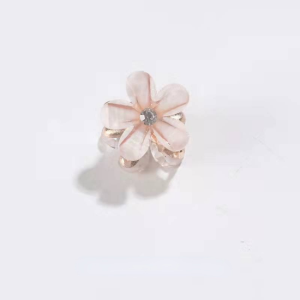 Korean Small Hair Clip High-end Side Bangs Top Clip Alloy Hairpins Flower Crystal Hair Clips Hair Pin Elegant Girl Hair Accessories