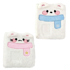 Binder Cartoon Plush Photocard Album Cover Refillable Page 6Rings Binder Cover Picture Storage Photocard Holder Book