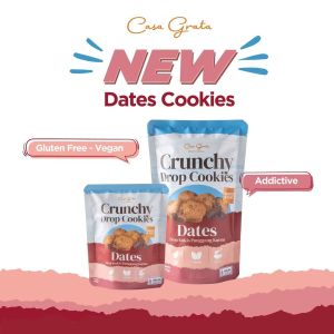 Casa Grata - Kukis Dates Kurma ( Crunchy Drop Cookies Gluten Free Vegan )