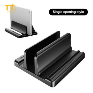 Tri-Town Vertical Laptop Stand Thickness Adjustable Tablet Phone Desktop Laptop PVC Stand