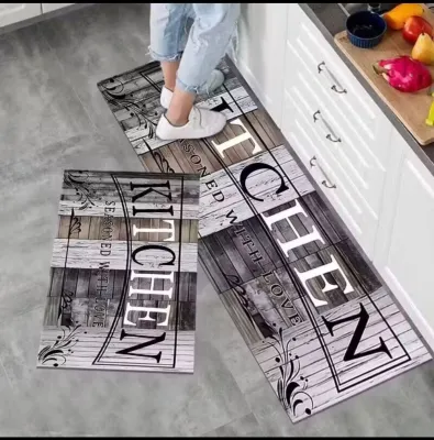 New Motif !! Keset Lantai 1 SET DAPAT 2 PCS KESET PREMIUM l Kitchen Floor Mat Anti Slip/Keset Dapur
