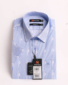 Áo sơ mi Khatoco nam tay ngắn Form tailor fit