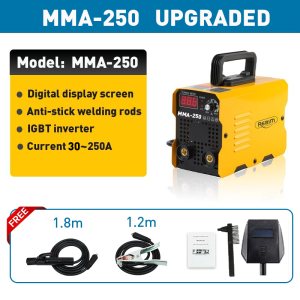 Reaim Mini Mesin Las Inverter MMA-250 IGBT450 Watt /Mesin trafo las/Welding machine