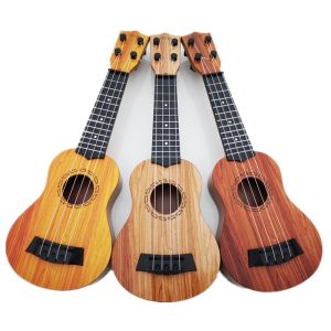 Mini Guitar 4 Strings Classical Ukulele Guitar Toy Musical Instruments for Kids Children Beginners Early Education Small Guitar