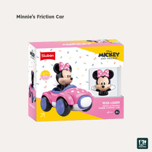 Kidztime x Sluban Mickeys Friction Dump Truck Cars Educational Toys for Kids with Classic Mickey Mouse Theme