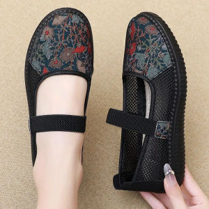 Free Shipping Cloth Shoes For Spring And Autumn Non-Slip Soft-Soled Comfortable For Elderly Women Suitable For Grandmothers And Middle-Aged Mothers