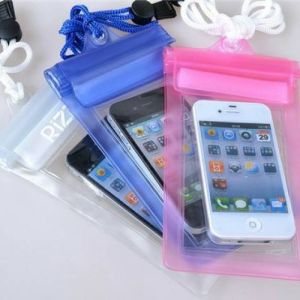 Tali Gantungan HP di Leher Anti Air Waterproof Cover Murah Praktis Untuk Gojek Grab Tali Handphone