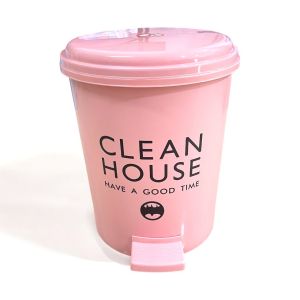 ถังขยะทรงกลม ลายแบทแมน มี 4 สี เขียว-ชมพู-ฟ้า-ขาว