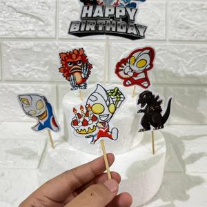 Topper Ulang Tahun Ultraman / Topper Cake Ultraman