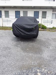 ผ้าคลุมรถFullซีดานครอบคลุมพร้อมแถบสะท้อนแสงครีมกันแดดป้องกันฝุ่น พับเก็บง่ายสะดวกสบายไม่เกะกะ สินค้าใหม่