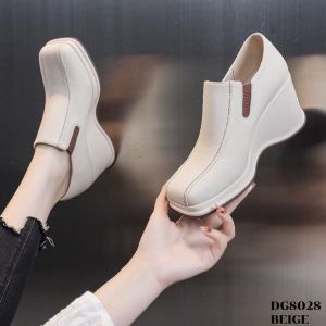 Cutting kecil Wajib up 1 size WYN Sneakers Wedges Korean Kekinian DG8028