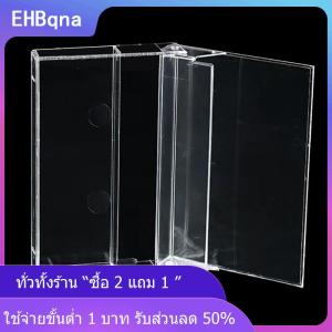 [COD] EHBqna KITCHEN เทปคาสเซ็ท1ชิ้นกล่องใสบันทึกเสียงแม่เหล็กกล่องเปล่ากันฝุ่น